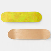 Skateboard Motif Abstrait jaune orange (Horz)