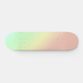 Skateboard Motif Abstrait Pastel Ombre Rainbow (Horz)