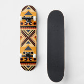Skateboard Motif africain (Recto)