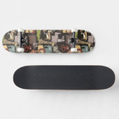 Skateboard Motif africain d'animaux (Horz)