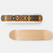 Skateboard Motif africain d'art (Horz)