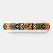 Skateboard Motif africain d'art (Horz)