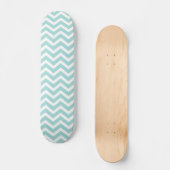 Skateboard Motif Aqua chevron (Recto)