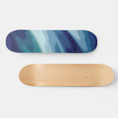 Skateboard Motif aquatique Deep Blue Sea Ocean Waves (Horz)