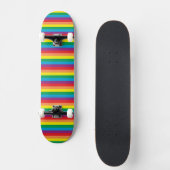 Skateboard Motif arc-en-ciel simple (Recto)