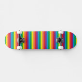 Skateboard Motif arc-en-ciel simple (Horz)