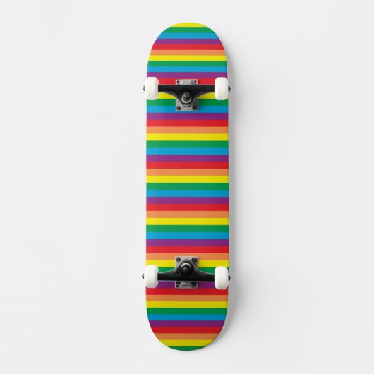 Skateboard Motif arc-en-ciel simple (Recto)