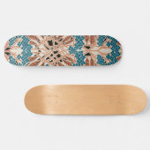 Skateboard Motif Art Nouveau #12 (Horz)