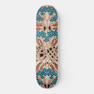 Skateboard Motif Art Nouveau #12