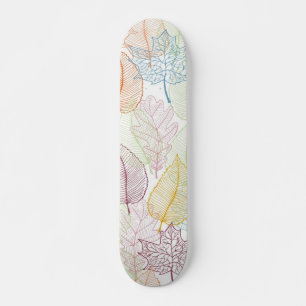Skateboard Motif automne