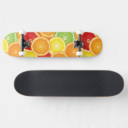 Skateboard Motif avec des agrumes (Horz)