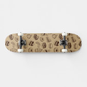 Skateboard Motif avec des gâteaux, des desserts et la (Horz)