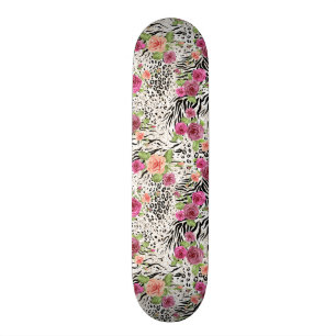 Skateboard Motif avec des posters de animaux