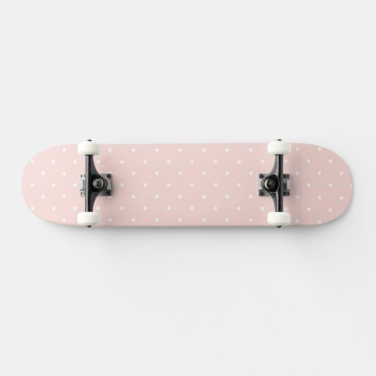 Skateboard Motif avec le pois blanc (Horz)