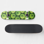 Skateboard Motif avec les pommes vertes (Horz)
