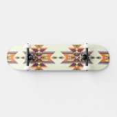 Skateboard Motif aztèque coloré (Horz)