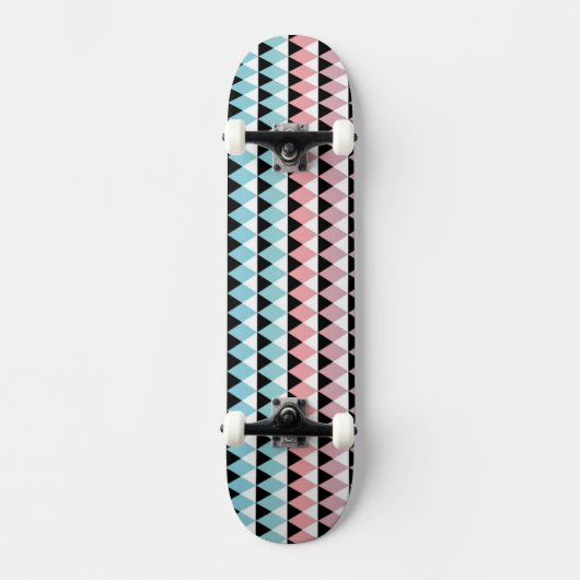 Skateboard Motif aztèque tribal d'Ombre (Recto)