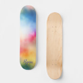 Skateboard Motif batik coloré (Recto)