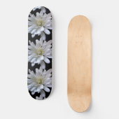 Skateboard Motif blanc de marguerite (Recto)