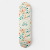 Skateboard Motif blanc et blanc blanc et blanc (2) (Recto)