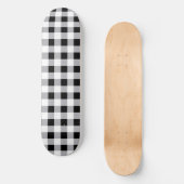 Skateboard Motif blanc gris gris (Recto)