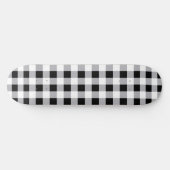 Skateboard Motif blanc gris gris (Horz)