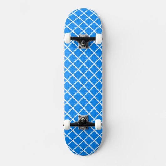 Skateboard Motif bleu (Recto)