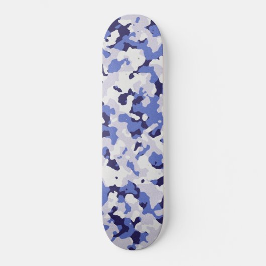 Skateboard Motif bleu de camouflage (Recto)