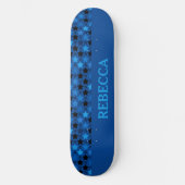 Skateboard Motif Blue Star (Recto)