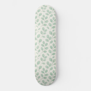 Skateboard Motif botanique d'eucalyptus
