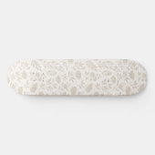 Skateboard Motif botanique minimal de luxe (Horz)