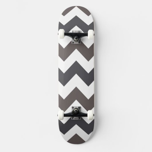 Skateboard Motif branché Chevron Zigzag 8 (Recto)