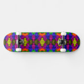 Skateboard Motif brillant d'art Abstrait (Horz)