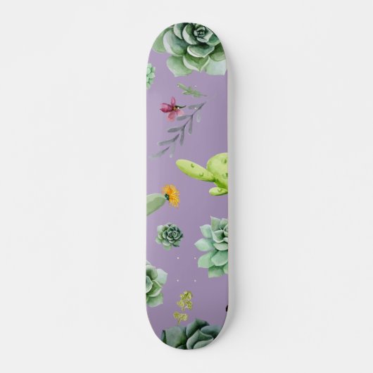 Skateboard Motif Cactus 7 (Devant)