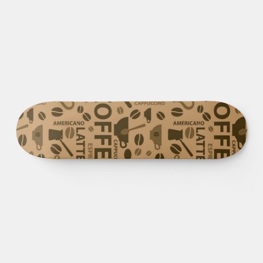 Skateboard Motif café (Horz)