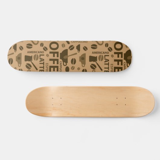 Skateboard Motif café (Horz)