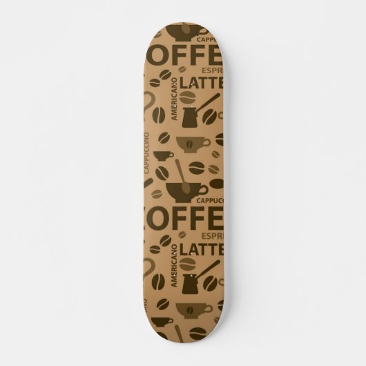 Skateboard Motif café (Devant)