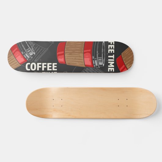 Skateboard Motif café (Horz)