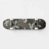 Skateboard Motif camouflage militaire rustique (Horz)