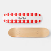 Skateboard Motif canadien (Horz)