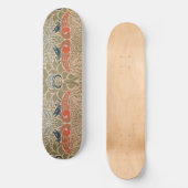 Skateboard Motif célèbre des oiseaux de William morris (Recto)
