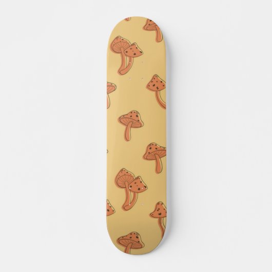 Skateboard Motif champignon (Devant)