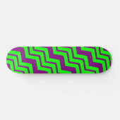 Skateboard Motif chevron zigzag vert violet (Horz)