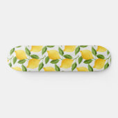 Skateboard Motif citrons aquarelle (Horz)