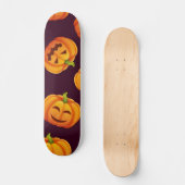 Skateboard motif citrouille (Recto)