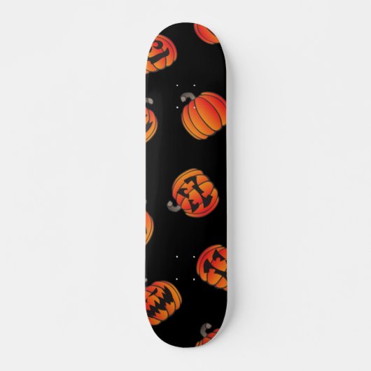 Skateboard motif citrouille (Devant)