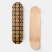 Skateboard Motif citrouille Orange (Recto)