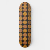 Skateboard Motif citrouille Orange (Recto)