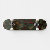 Skateboard Motif coloré de camouflage de fleur (Horz)