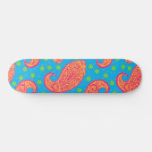 Skateboard Motif coloré Paisley (Horz)